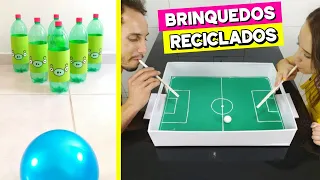 Brinquedos RECICLADOS CRIATIVOS - DIY para CRIANÇAS