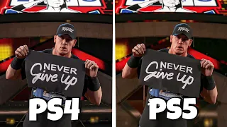 WWE 2K23 PS5 vs PS4 Graphic Comparison! Big Difference?