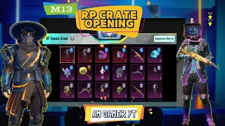 M13 RP CRATE OPENING | PUBG MOBILE | AM GAMER YT