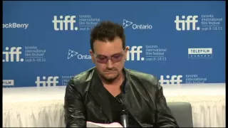 Bono & The Edge U2 TIFF Press Conference From The Sky Down 2011 Davis Guggenheim