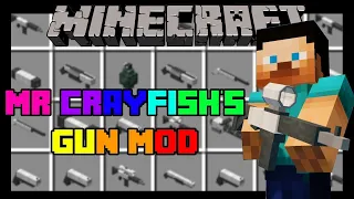 мод MrCrayfish's Gun на огнестрельное оружие майнкрафт 1.12.2