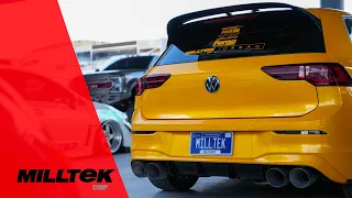 Mk8 Golf R  Non-Resonated Road vs. Race Muffler - Milltek