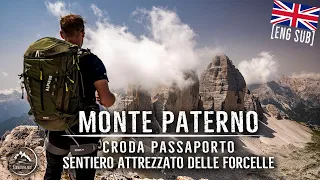 Monte Paterno - Via ferrata - Bajeczny szczyt w Dolomitach, Ferrata Croda Passaporto [27.06.2022]
