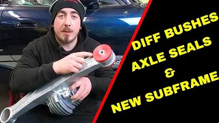 MX5 DIFF BUSHING UPGRADE / AXLE SEAL INSTALL : MX5 TURBO BUILD pt  31