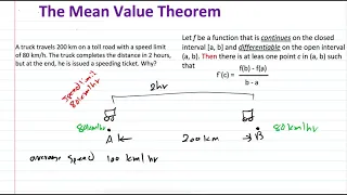 Mean Value Theorem Application