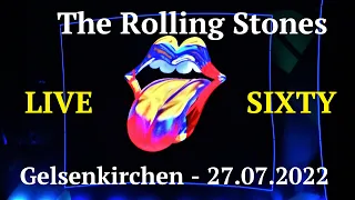 The Rolling Stones LIVE @ SIXTY Tour - Full Concert - Gelsenkirchen, 27.07.2022