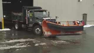 CTDOT at the ready to clear roads when rain changes to snow