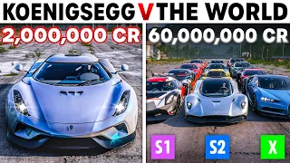 Forza Horizon 5 | 7 Gear Koengisegg Regera VS The World | Is The Regera Faster With More Gears?