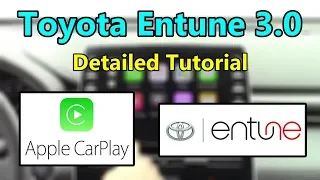 Toyota Entune 3.0 (*Now w/ Apple CarPlay*) 2019 Detailed Tutorial and Review: Tech Help