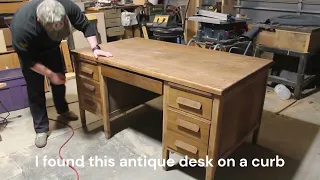 Refurbishing a Neglected Antique Desk