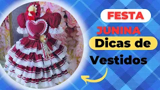 🎆 FESTA JUNINA / dicas de  vestidos 2023