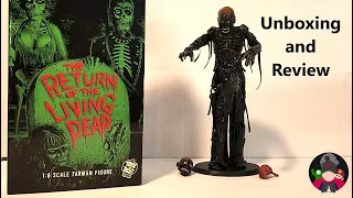 The Return of the Living Dead 1:6 scale Tarman figure Unboxing and Review - Trick or Treat Studios