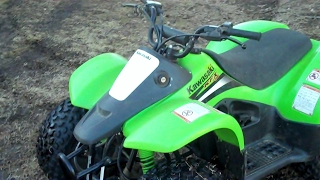 Kawasaki KFX 50 CC Cold Start After 4 Months