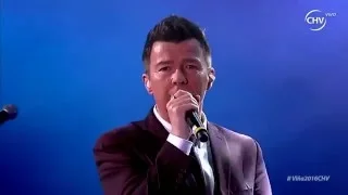 Rick Astley, Festival de Viña del Mar 2016