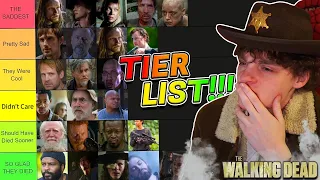 RANKING ALL THE WALKING DEAD CHARACTER DEATHS!!! (The Walking Dead Deaths Tier List)