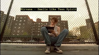 Nirvana - Smells Like Teen Spirit Lyrics (The Basketball Diaries Edit)