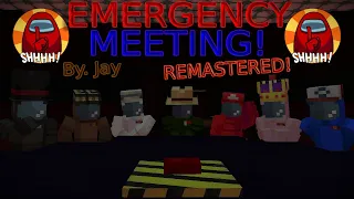 "Emergency Meeting!" Minecraft Among Us Animation REMASTERED (JayTheKnight) (Ft. Random Encounters)