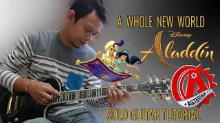 Aladdin - A Whole New World (Plus Chord) Guitar Solo Lesson