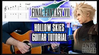 Final Fantasy VII Remake Hollow Skies Guitar Tutorial