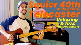 This guitar is amazing and affordable - Squier 40th anniversary Telecaster