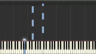 История любви ; love story piano tutorial