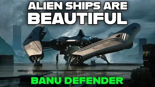 Alien ships are Beautiful - Banu Defender and Gatac Syulen