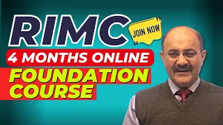 𝟒 𝐌𝐨𝐧𝐭𝐡𝐬 𝐑𝐈𝐌𝐂 𝐎𝐧𝐥𝐢𝐧𝐞 𝐂𝐨𝐮𝐫𝐬𝐞 𝟐𝟎𝟐𝟑 | RIMC Entrance Exam Preparation | Online Coaching | RIMC June 2023