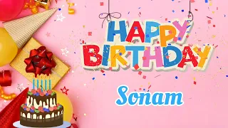 Happy Birthday Sonam Song || Birthday Song Remix || Happy Birthday to you