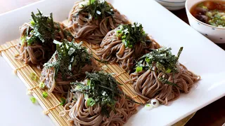 Cold soba with dipping sauce (Memil-guksu: 메밀국수)