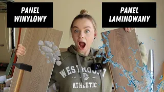 WIELKI TEST PANELI | Panel winylowy VS laminowany | Jakie panele wybrać?