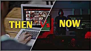 THEN 😵‍💫 vs NOW 🤓 ~ hacker attitude status 🔥 | hacker status attitude | #enter10room