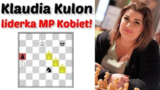 SZACHY 193# Klaudia Kulon szachową liderką Mistrzostw Polski Kobiet w szachach Ostrów Wlkp. 2020