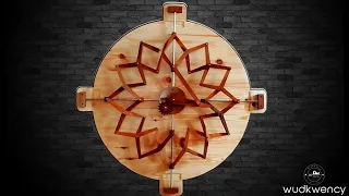 Wooden Shape Shifting Kinetic Art