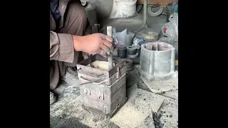 Aluminium casting of Radiator Pipe of jenerator using sand mold technique