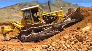 Land leveling withbulldozers/soil removal