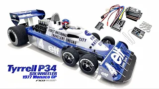 Tamiya Tyrrell P34 Six Wheeler - 1977 Monaco GP - XB Pro 47428 | Installing Electrics & Bearings