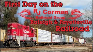 First Day on RJ Corman's Raleigh and Fayetteville Railroad