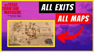 ALL FUSE and VALVE spawns - all EXITS on ALL MAPS | The Texas Chainsaw Massacre Game