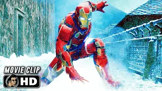 Hydra Research Base Attack Scene | AVENGERS AGE OF ULTRON (2015) Sci-Fi, Movie CLIP HD