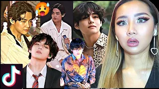 IS THIS HEAVEN?! 😍🥵  BTS V [KIM TAEHYUNG] TIKTOK EDITS | REACTION/REVIEW