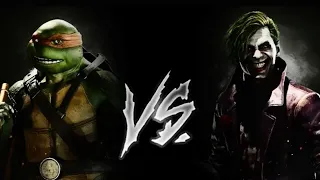 Injustice 2 - Michelangelo Vs. Joker (HARD)