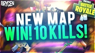 *NEW* MAP DUO WIN! CRAZY ENDING! 10+ KILLS BY MYSELF! - Fortnite Battle Royale Gameplay GOLD SCAR 🔥