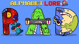 Alphabet Lore (A - Z...) But Something is WEIRD | Alphabet Lore Zombies Plush Toy | GM Animation