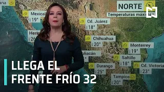Frente frío 32 provocará lluvias fuertes en sureste de México - Las Noticias
