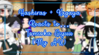 Hashiras + Kagaya Reacts to Tomioka Giyuu // Part 2 (my AU)