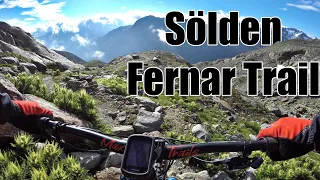 Dieser Trail ist zu hart für mich! Crash auf dem Fernar Trail in Sölden