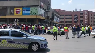 National Shutdown: Taxi associations take on protestors in Kempton Park CBD