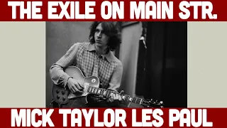 Mick Tayllor's Exile on Main Street Les Paul guitar