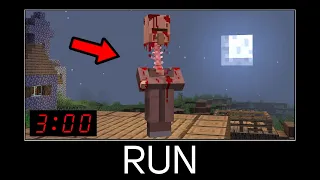 Minecraft wait what meme part 425 (Scary Mutant Villager)