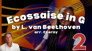 Ecossaise in G by L. van Beethoven, arr. C. Czerny: ABRSM Grade 2 Piano (2023 & 2024) - A1